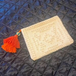Boho Tassel Clutch 🧡